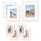 Americanflat 11x14 (1), 8x10 (2), 5x7 (4) Gallery Wall Frame Set - Set of 7 - Collage Wall Art Decor - Shatter Resistant Glass - Adjustable Hanging Hardware - Includes Easels